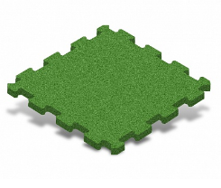 Резиновая плита 1000х1000х10 мм пазл